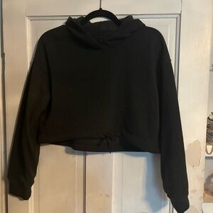 Black Hooded Women's Sweater
